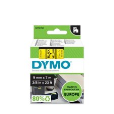 Feliratoz�g�p szalag 9mmx7m Dymo D1 s�rga-fekete #1
