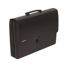 Harmonikamappa iratt�ska PP 26 rekeszes Donau fekete #1