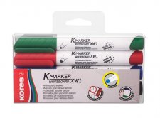 Tbla- s flipchart marker kszlet 1-3mm kpos Kores K-Marker 4 klnbz szn #1
