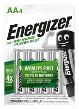 Tlthet elem AA ceruza 4x2000mAh Energizer Power Plus #1