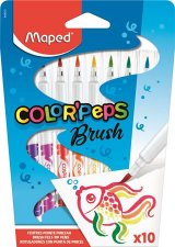 Filctoll kszlet ecset Maped Color Peps Brush 10 klnbz szn #1
