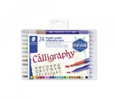 Kalligrafikus marker kszlet 2,0/3,5mm ktvg Staedtler Calligraph Duo 24 szn #1