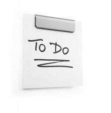 Jegyzettart� klip �ntapad� m�gneses Durable Durafix Clip ez�st #1