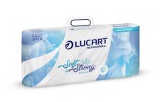 Toalettpapr 3 rteg kistekercses 10 tekercs Lucart Soft and Strong fehr 811C08 #1