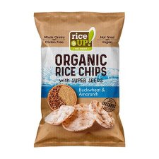 Barnarizs chips 25g Rice Up Bio hajdinval s amarnttal #1