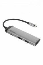 USB eloszt-HUB 4 port 2db USB 3.0 USB-C HDMI Verbatim #1