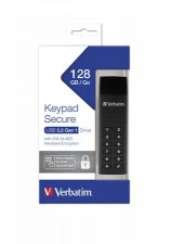 Pendrive 128GB jelszavas titkosts 160/130Mb/s USB 3.0 Verbatim Keypad Secure #1