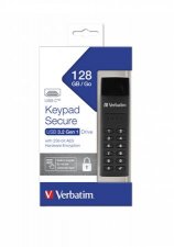 Pendrive 128GB jelszavas titkosts 160/130Mb/s USB-C 3.1 Verbatim Keypad Secure #1