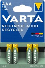 Tlthet elem AAA mikro jrahasznostott 4x800 mAh Varta #1
