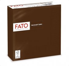 Szalvta 1/4 hajtogatott 33x33cm Fato Smart Table csokold barna #1