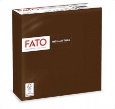 Szalv�ta 1/4 hajtogatott 33x33cm Fato Smart Table csokol�d� barna #1