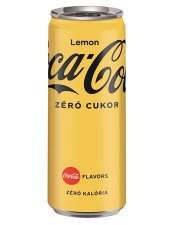 dtital sznsavas 0,33l dobozos Coca Cola Zero Lemon #1