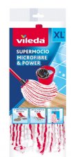 Felmosfej pattints mikroszlas Vileda Microfibre&Power piros-fehr #1