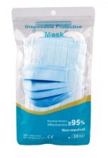 Egszsggyi maszk papr hromrteg gumis Ooops 12 db/csomag #1