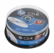 CD-R lemez 700MB 52x 25db hengeren Hp #1