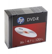 DVD-R lemez 4,7 GB 16x 10db vkony tok Hp #1