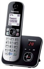 Telefon vezetk nlkli zenetrgzt Panasonic KX-TG6821PDB fekete #1