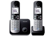 Telefon vezet�k n�lk�li telefonp�r Panasonic KX-TG6812PDB Duo fekete #1