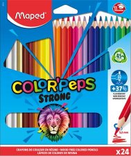 Sznes ceruza kszlet hromszglet Maped Color Peps Strong 24 klnbz szn #1