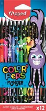 Sznes ceruza kszlet hromszglet Maped Color Peps Monster 12 klnbz szn #1
