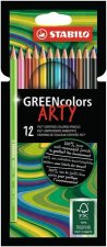 Sznes ceruza kszlet hatszglet Stabilo GreenColors ARTY 12 klnbz szn #1