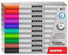 Tbla- s flipchart marker kszlet 1-3mm kpos Kores K-Marker 10 klnbz szn #1