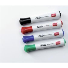 Tbla- s flipchart marker kszlet 3mm kpos Nobo Glide 4 klnbz szn #1