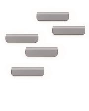 Jegyzettart klip ntapad mgneses Durable Durafix Clip ezst #1