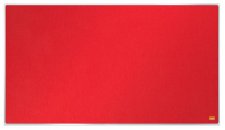 Textiltbla szles kparny (40) 89x50cm alumnium keret Nobo Impression Pro piros #1
