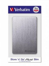 2,5 HDD (merevlemez) 1TB USB 3.2 alumnium borts Verbatim Store n Go szrke #1