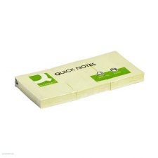 �ntapad� jegyzett�mb 40x50mm 3x100lap Q-Connect s�rga #1