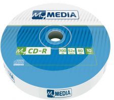 CD-R lemez 700MB 52x 10db zsugor csomagol�s Mymedia #1