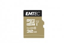 Memriakrtya microSDHC 32GB UHS-I/U1 85/20 MB/s adapter Emtec Elite Gold #1