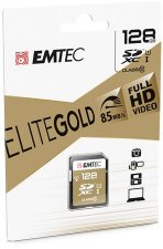 Memriakrtya SDXC 128GB UHS-I/U1 85/20 MB/s Emtec Elite Gold #1