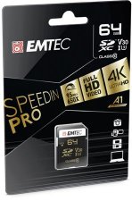 Memriakrtya SDXC 64GB UHS-I/U3/V30 95/85 MB/s Emtec SpeedIN #1
