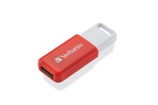 Pendrive 16GB USB 2.0 Verbatim Databar piros #1