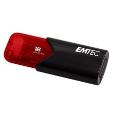 Pendrive 16GB USB 3.2 Emtec B110 Click Easy fekete-piros #1