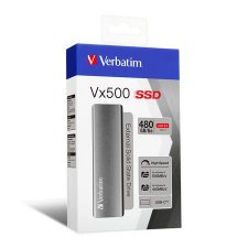 SSD (k�ls� mem�ria) 480 GB USB 3.1 Verbatim Vx500 sz�rke #1