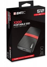 SSD (k�ls� mem�ria) 512GB USB 3.2 420/450 MB/s Emtec X200 #1