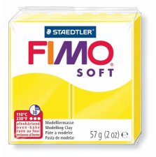Gyurma 57g gethet Fimo Soft citromsrga #1