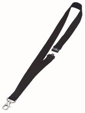 Azonostkrtya-tart nyakba akaszthat biztonsgi csattal Durable fekete #1