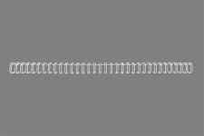 Spir�l f�m 3:1 6mm 55lap GBC WireBind feh�r #1