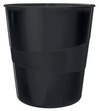 Paprkosr 15 liter Leitz Wow fekete #1
