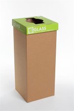 Szelekt�v hullad�kgy�jt� �jrahasznos�tott angol felirat 60l Recobin Office z�ld #1
