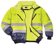 Munkav�delmi kab�t j�l l�that�s�gi 3 az 1-ben M m�ret Hi-Vis s�rga-tenger�szk�k #1