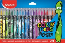 Filctoll kszlet 2,8mm kimoshat Maped Color Peps Monster 24 klnbz szn #1