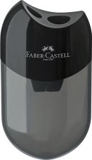 Hegyez ktlyuk tartlyos Faber-Castell fekete #1