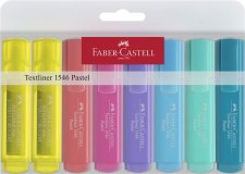 Szvegkiemel kszlet 1-5mm Faber-Castell 1546 pastell 8 klnbz szn #1