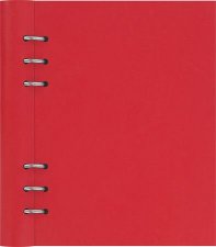 Tervez naptr s fzet betttel A5 Filofax Clipbook Classic piros #1