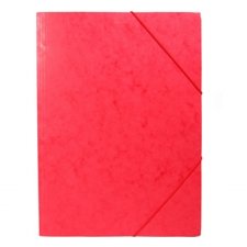 Gumis mappa presp�n A4 Campanella piros #1
